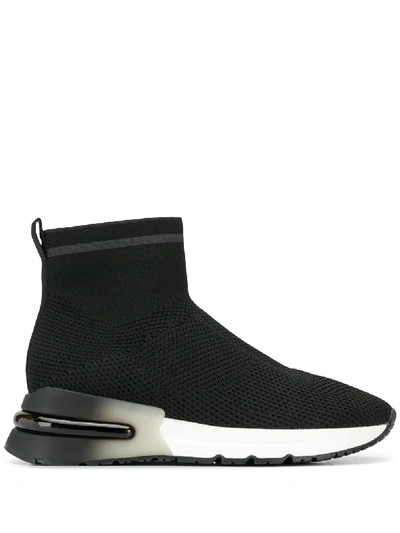 Shop Ash Kyle High-top Sock Trainers In Black