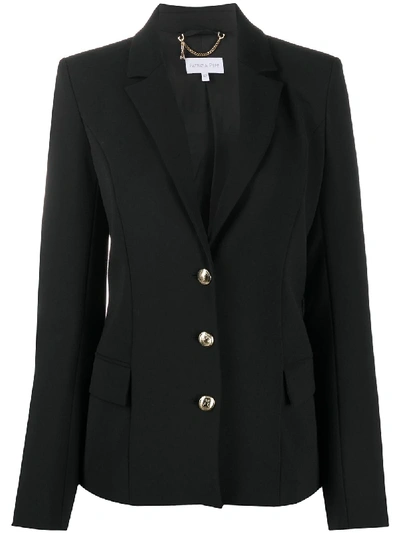 Shop Patrizia Pepe Single-breasted Blazer In Black