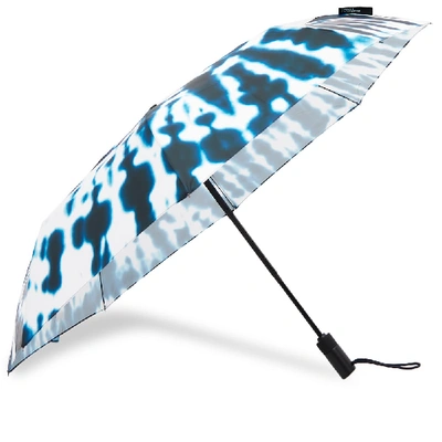 Shop London Undercover Midnight Tie-die Auto-compact Umbrella In Blue