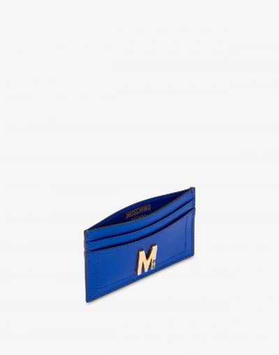 Shop Moschino M Card Holder In Red