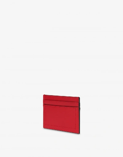 Shop Moschino Card Holder M In Red