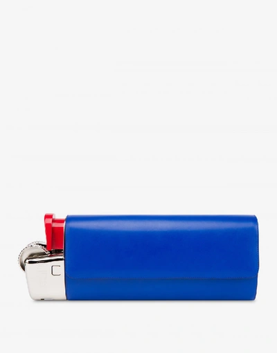 Shop Moschino Macro Lighter Bag In Black