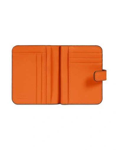 Shop Furla Wallet In Orange