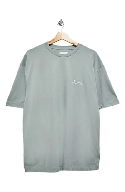 Shop Topman Create Classic T-shirt In Green