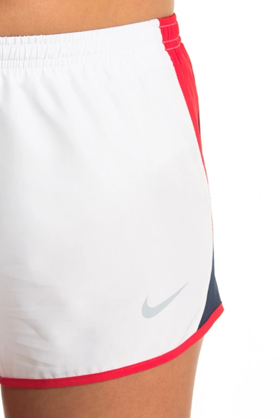 Shop Nike 10k Dri-fit Running Shorts In White/wlfgry
