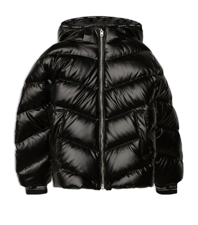 Shop Givenchy Kids Logo Tape Puffer Jacket (4-14 Years)