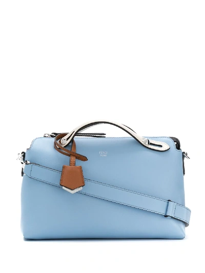 Shop Fendi Medium By The Way Tote Bag In Blue