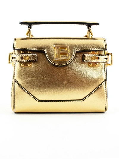 Shop Balmain Gold B-buzz 18 Backpack In Oro