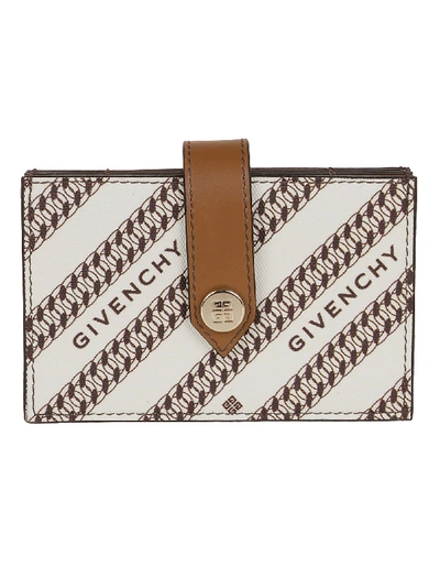 Shop Givenchy Bond Multi Card Case In Beige