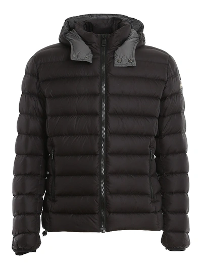 Shop Colmar Originals Semi Matte Puffer Jacket With Removable Hood In Black