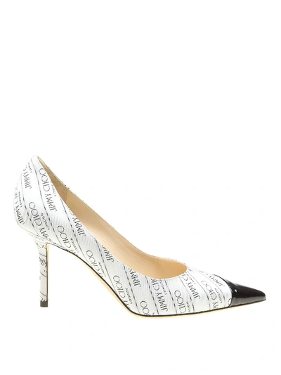 Shop Jimmy Choo Love 85 Court Shoes In White