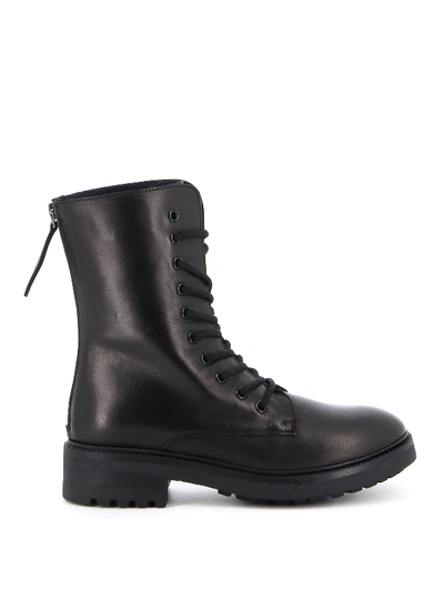 Shop P.a.r.o.s.h Bitshoe Combat Boots In Black