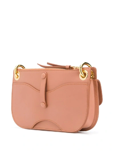 Shop Chloé Tess Crossbody Pouch In Neutrals