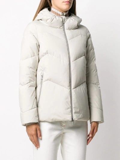 HERNO HOODED PUFFER JACKET 