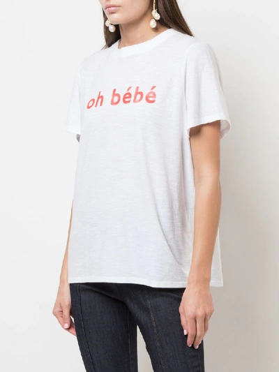 Shop Cinq À Sept Oh Baby T-shirt In White