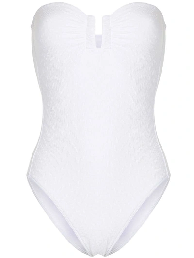 Shop Eres One Piece Swimsuit In White