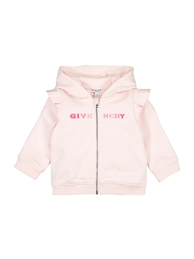 Shop Givenchy Kids Sweat Jacket For Girls In Rose