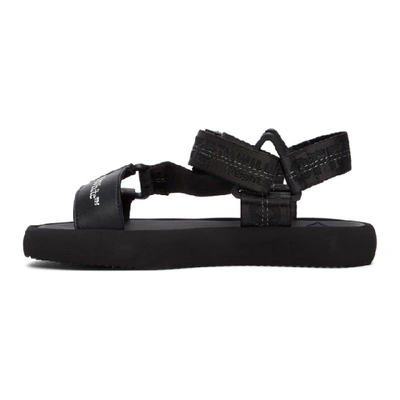 Shop Off-white Black Trek Sandals