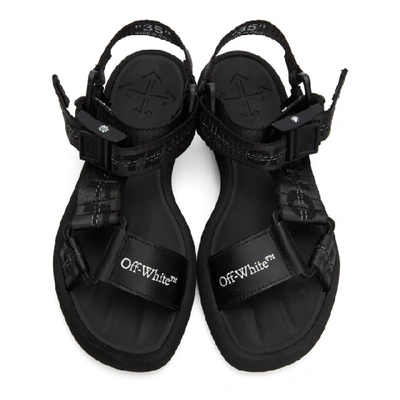 Shop Off-white Black Trek Sandals