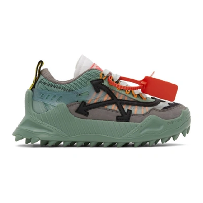 Shop Off-white Green Odsy-1000 Sneakers In Grey