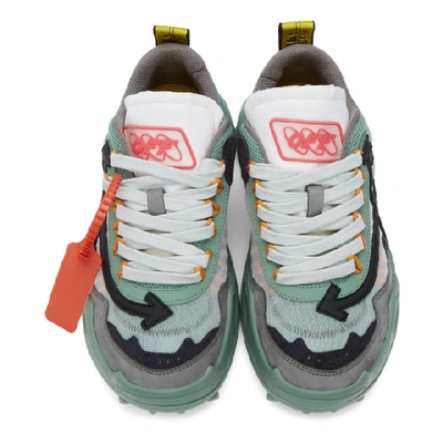 Shop Off-white Green Odsy-1000 Sneakers In Grey