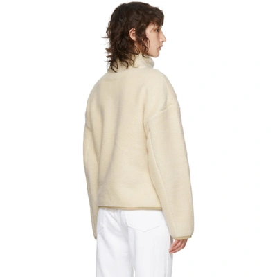 Shop The North Face White Fleece Cragmont Jacket In U41 Sand