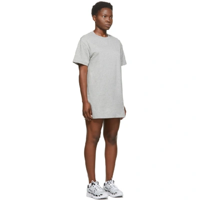 Shop Nike Grey Sportswear Essential Dress In 063 Grey