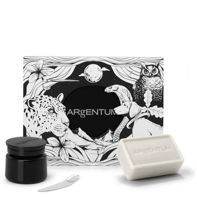 Shop Argentum Coffret De La Lune Quintessential Trio For Illuminated Skin (worth $497.00)