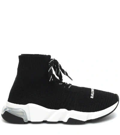 Shop Balenciaga Speed Lace-up Sneakers In Black