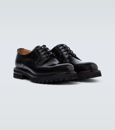 Shop Church's Chester Polished Binder Derby Shoes In Black