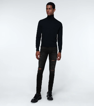 Shop Amiri Thrasher Jeans In Black