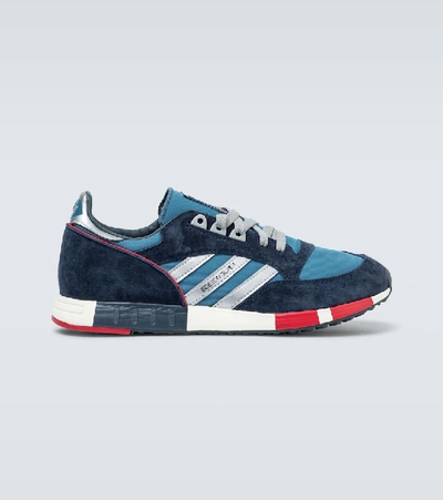 Shop Adidas Originals Boston Super Sneakers In Blue