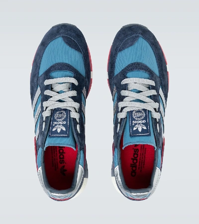 Shop Adidas Originals Boston Super Sneakers In Blue