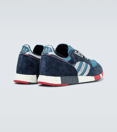 Shop Adidas Originals Boston Super Sneakers In Blue