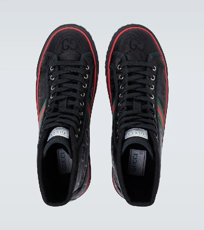 Shop Gucci Off The Grid High-top Sneakers In Black