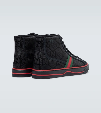 Shop Gucci Off The Grid High-top Sneakers In Black