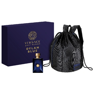 Shop Versace Dylan Blue Pour Homme Backpack Set