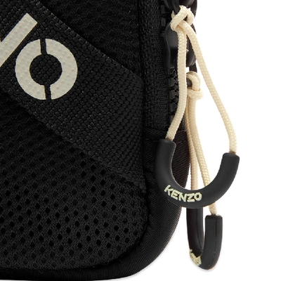 Shop Kenzo Sport Phone Holder On Strap In Black