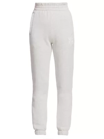 Shop Alexander Wang T Foundation Terry Slim-fit Sweatpants In Light Heather Grey