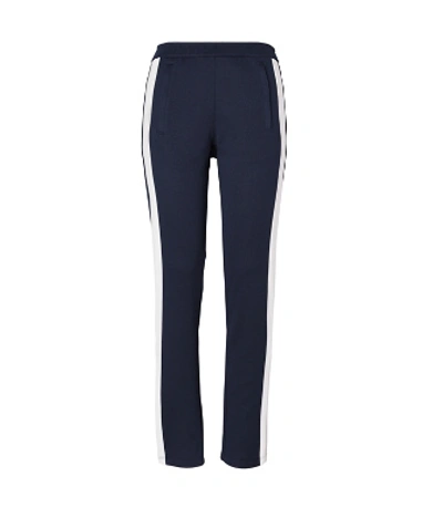 Shop Tory Sport Tory Burch Colorblock Track Pant In Tory Navy/snow White
