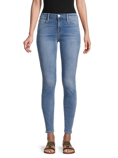 Shop Frame Le Skinny Ankle Jeans In Rosemead Sand