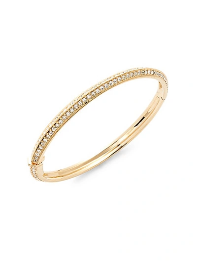 Shop Adriana Orsini Clear Crystal & Gold Bangle Bracelet