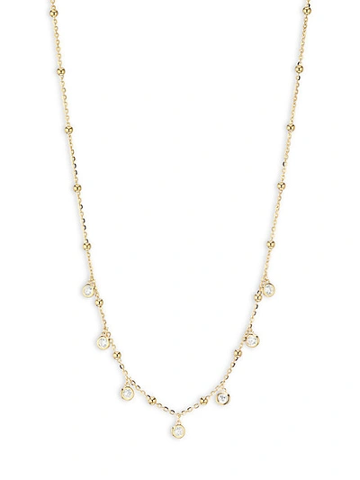 Shop Adriana Orsini Shaker Goldtone & Cubic Zirconia Choker