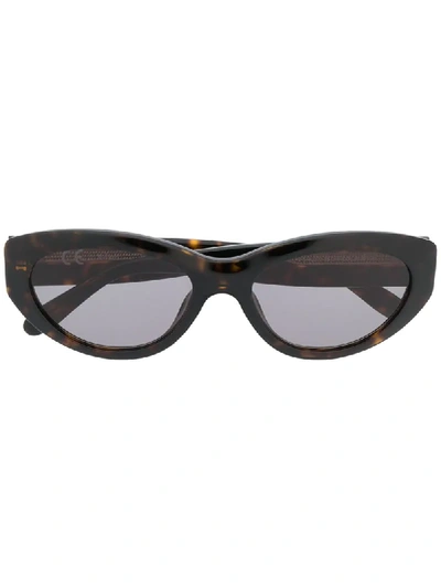 Shop Mulberry Sally Cat-eye Sunglasses In Brown