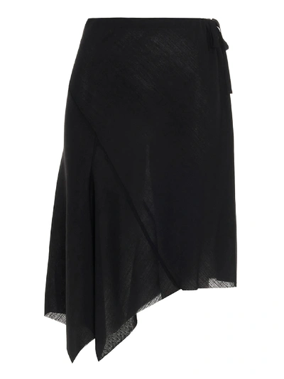 Shop Ann Demeulemeester Skirt In Black