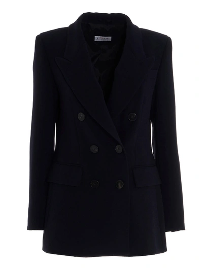 Shop Alberto Biani Blazer In Blue