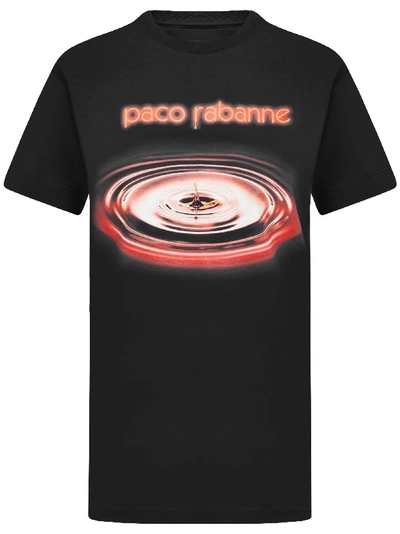 Shop Rabanne Drop T-shirt In Black