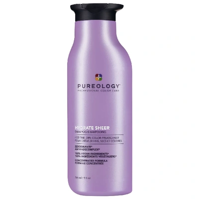 Shop Pureology Hydrate Sheer Shampoo For Fine, Dry, Color-treated Hair 9 Fl oz/ 266 ml