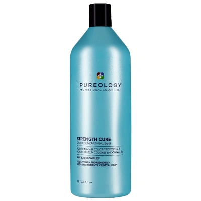 Shop Pureology Strength Cure Strengthening Conditioner For Damaged Color-treated Hair 33.8 Fl oz/ 1000 ml