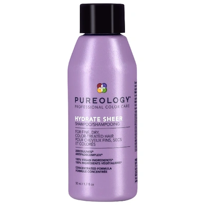 Shop Pureology Mini Hydrate Sheer Shampoo For Fine, Dry, Color-treated Hair 1.7 oz / 50 ml